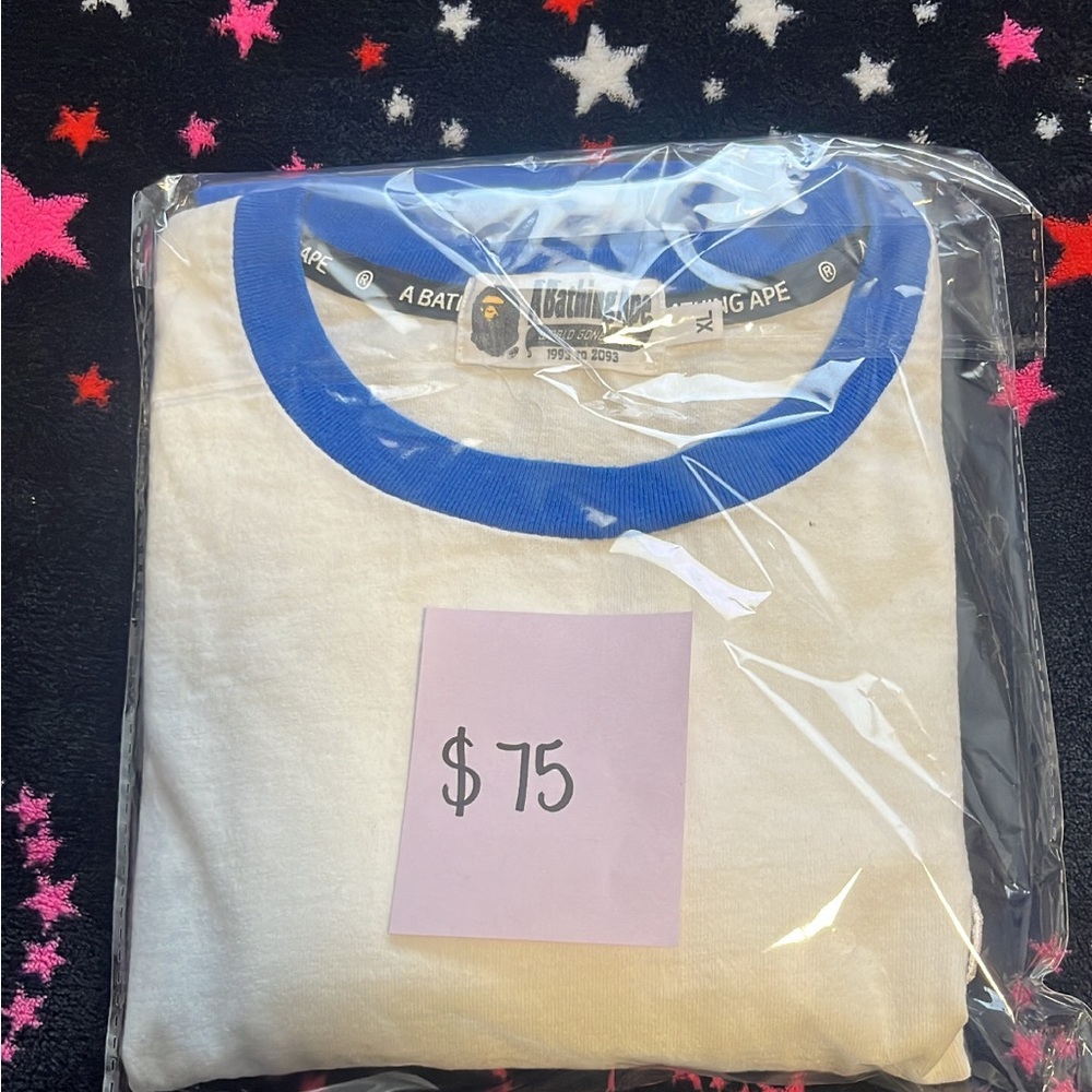 BApe equipment tee white used